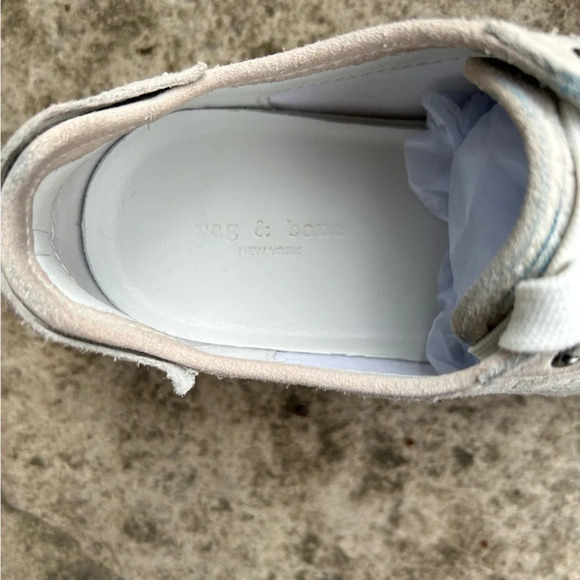 Rag & Bone Army Low Croc Printed Leather Sneaker, size  36 - Picture 5 of 12